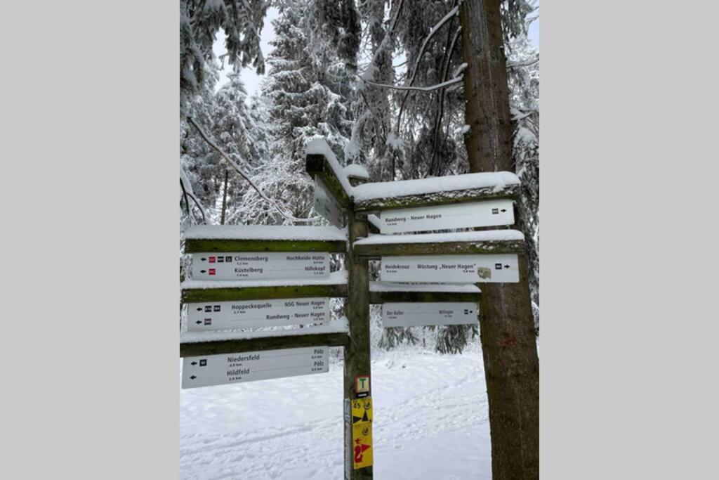 Zeit Fuer Dich Am Bergelchen, Winterberg Apartamento Exterior foto